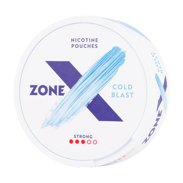 ZoneX Cold Blast Strong nikotīna spilventiņi