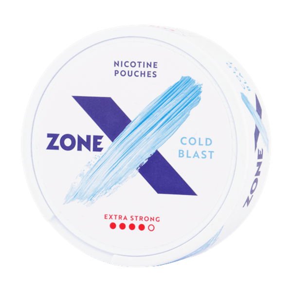 ZoneX Cold Blast Extra Strong nikotīna spilventiņi