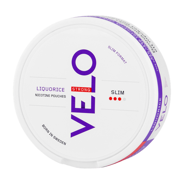 VELO Liquorice Strong Slim nicotine pouches