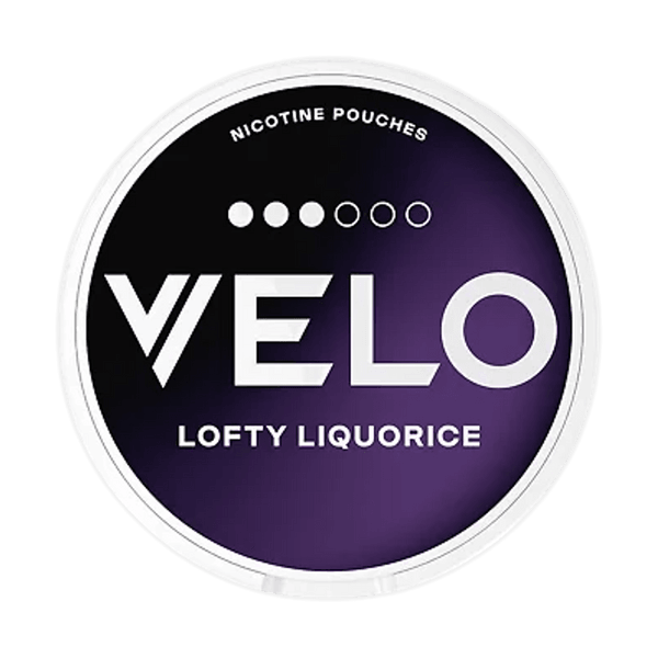 VELO Lofty Liquorice Slim nicotine pouches