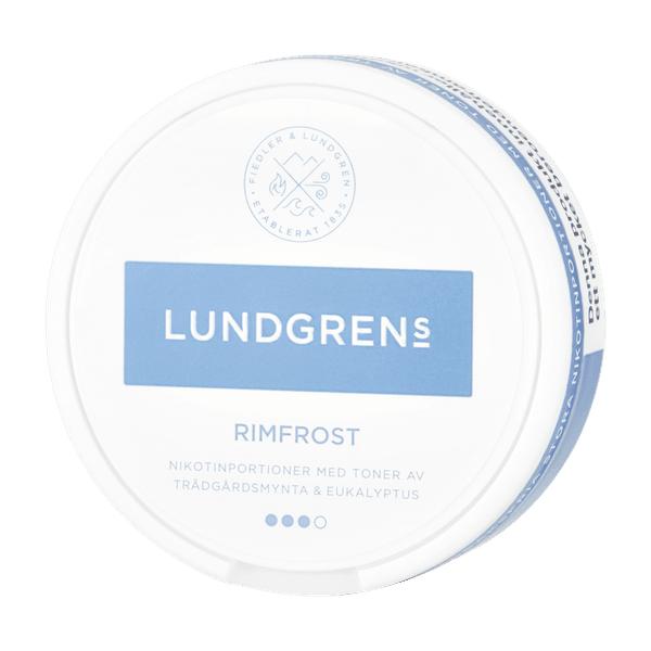 Lundgrens Rimfrost nicotine pouches