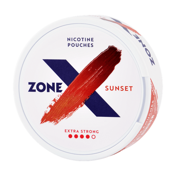 ZoneX Sunset Extra Strong nikotīna spilventiņi