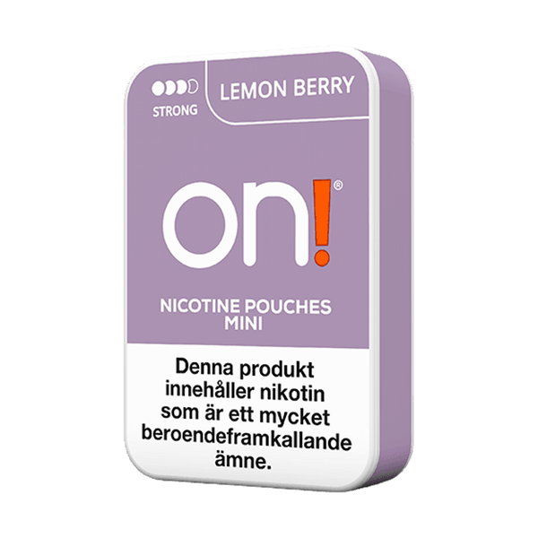 on! Lemon Berry Strong 6mg nikotīna spilventiņi