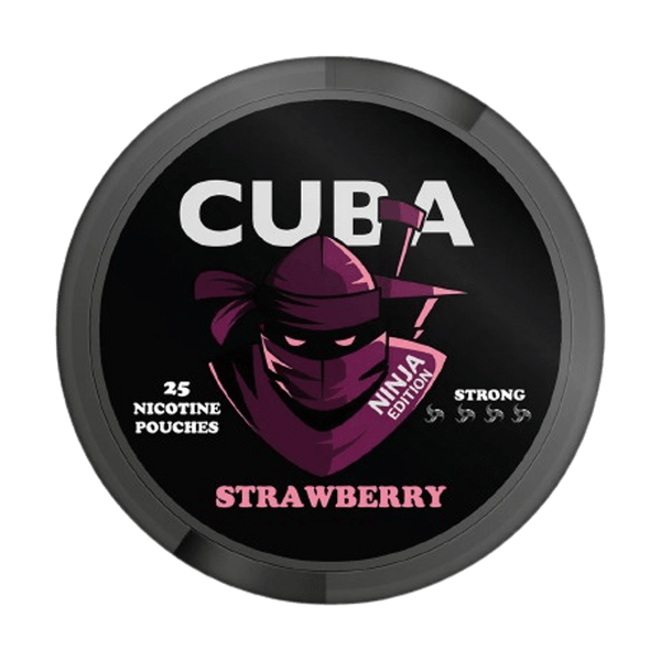 CUBA Ninja Strawberry nikotīna spilventiņi