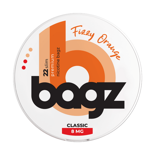 Bagz Bagz Fizzy Orange 8mg nikotīna spilventiņi