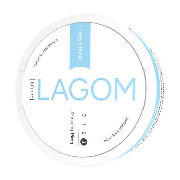 LAGOM Fresh Mint 16mg nicotine pouches