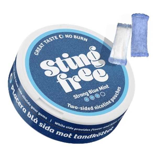 STING FREE Strong Blue Mint nikotinposer