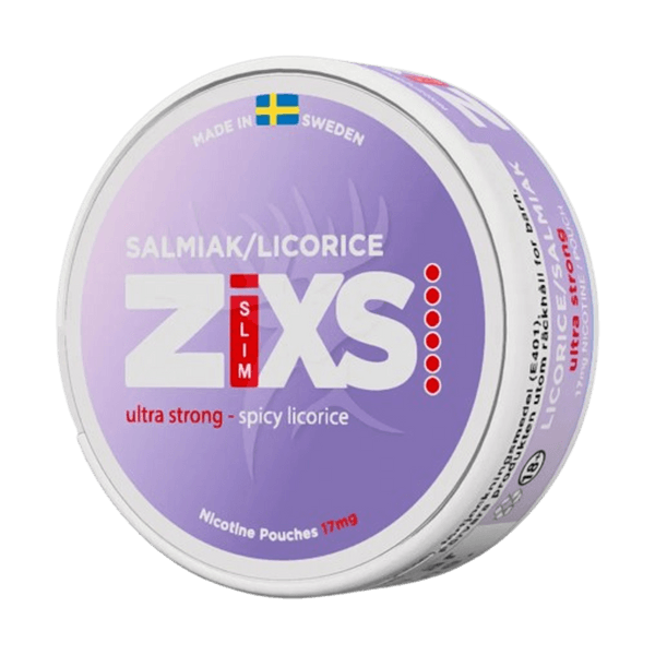 Pouches de nicotina ZIXS Salmiak Ultra Strong