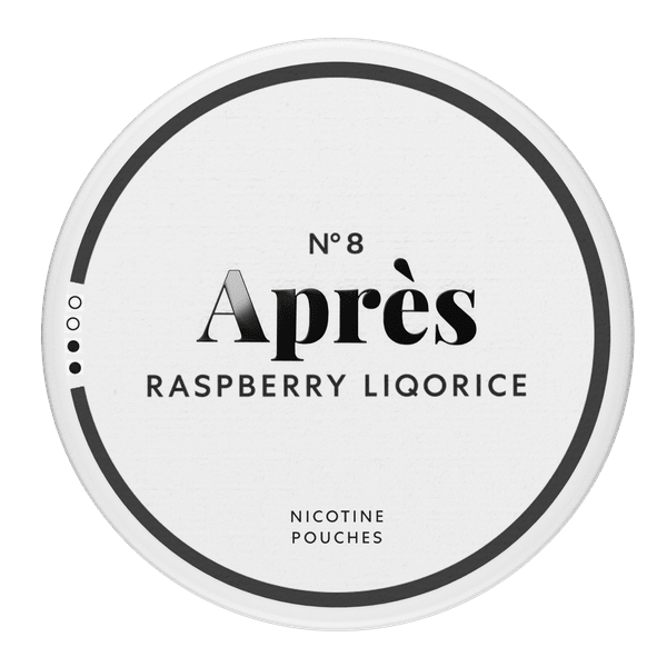 Après Après Raspberry Liqorice Extra Strong nikotīna spilventiņi