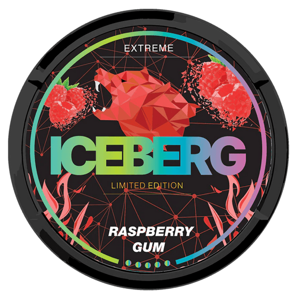 ICEBERG ICEBERG Raspberry Gum Extreme nikotīna spilventiņi