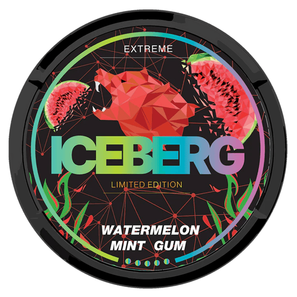 ICEBERG Iceberg Watermelon Mint Gum Extreme nikotīna spilventiņi