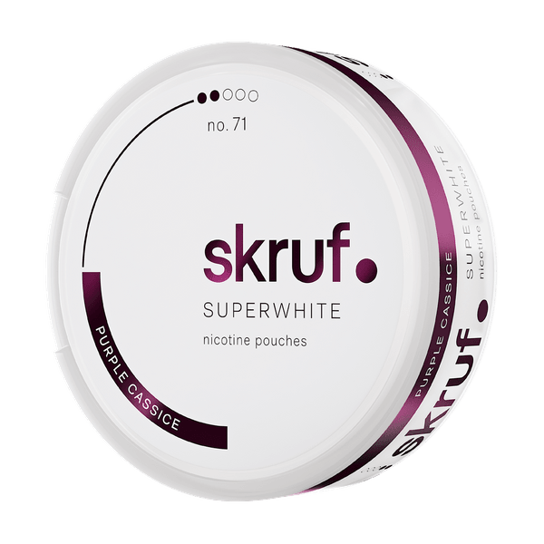 SKRUF Superwhite Purple Cassice No 71 nikotinposer