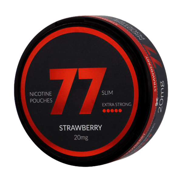 77 77 Strawberry Medium nikotīna spilventiņi