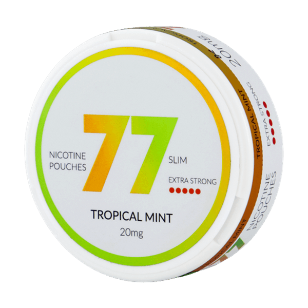 Pouches de nicotina 77 Tropical Mint 20mg